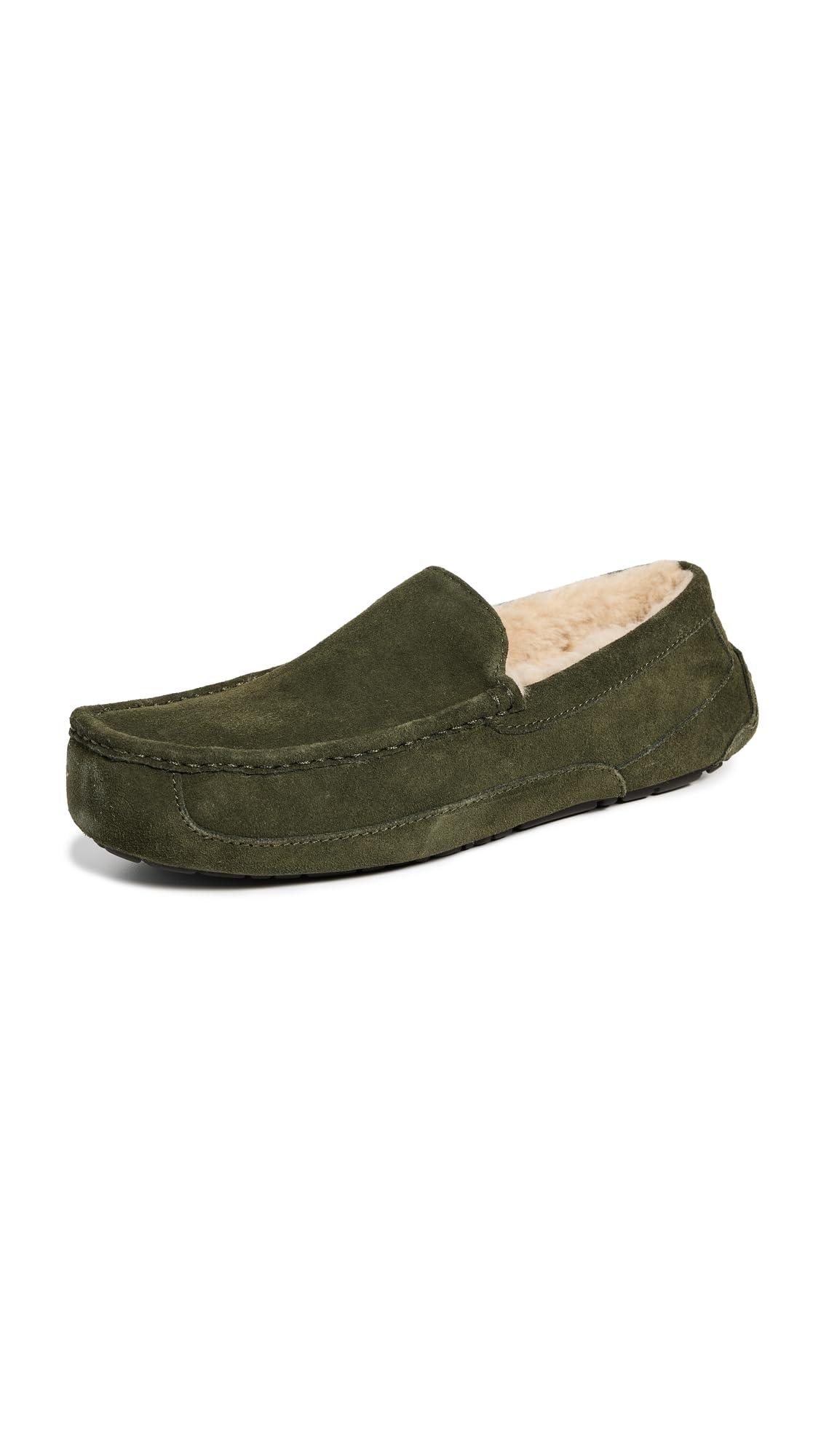 UGG Men's Ascot Slipper - Comfortable Indoor/Outdoor House Shoes with Genuine Sheepskin - Perfect for Home, Office & Travel