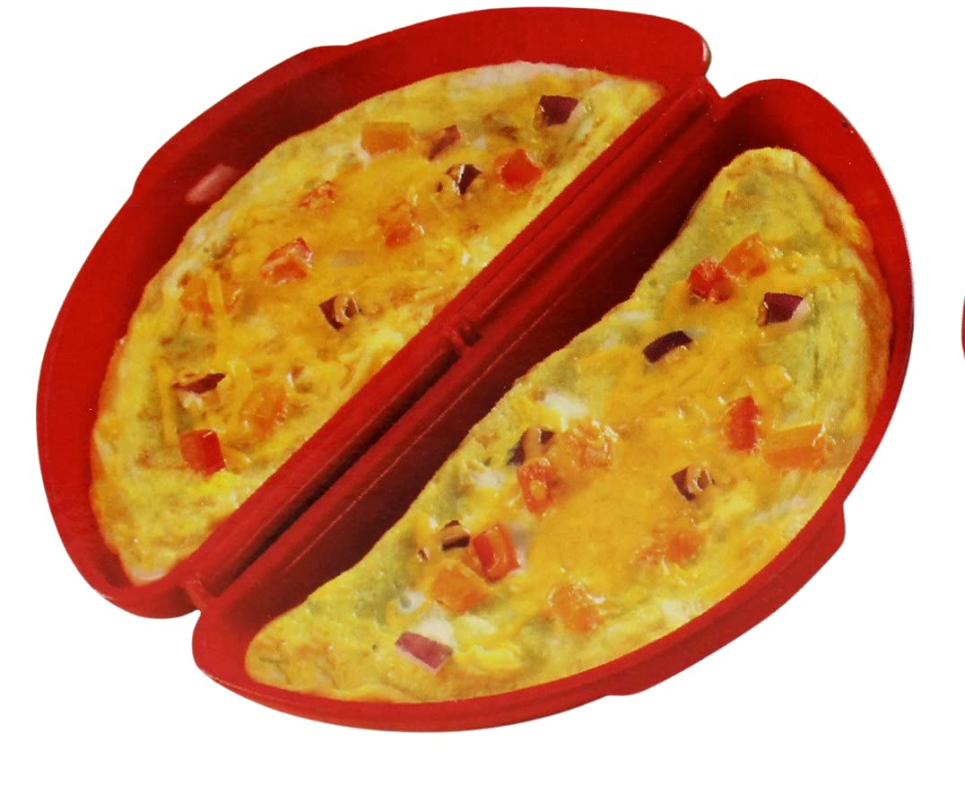 Dependable Industries Inc. Microwave Egg Cooker – BPA-Free Egg Poacher, Fried Egg Maker & Omelet Cooker for Breakfast – 2-Piece Set for Sandwiches, Scrambled Eggs & Quick Meals – Perfect for Home, Office & Dorm Cooking