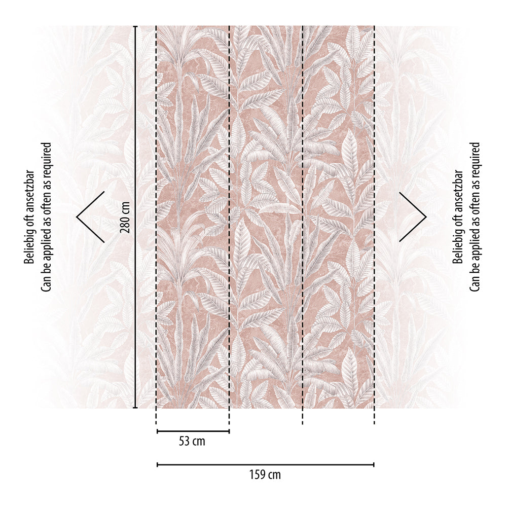 The Wall 2 - Premium Palms & Ferns Wall Art for Home Decor | Tropical Botanical Prints for Living Room, Bedroom & Office