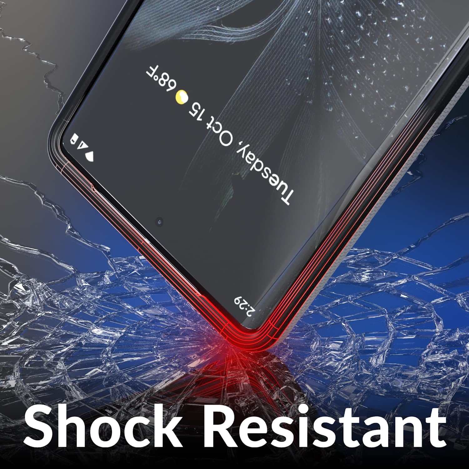 Google Pixel 7 Pro Case - Shockproof Dual Layer Protective Phone Cover for Google Pixel 7 Pro (Slate Color) - Perfect for Daily Use, Travel & Outdoor Activities