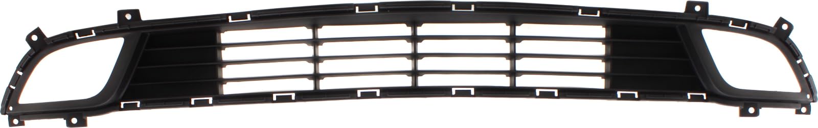 TE 17-18 Front Bumper Grille - Textured Dark Gray w/Pre-Collision System for Ford Trucks