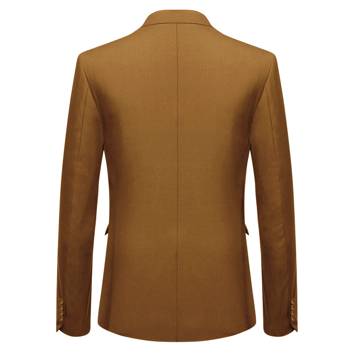 2 Piece Slim Fit Coffee Suit for Men - Modern Minimalist Office Wear - Perfect for Business Meetings & Professional Events