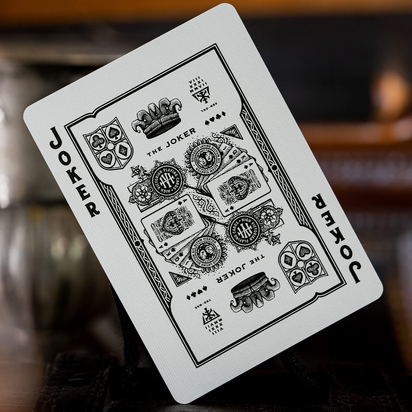 Victorian Style High-Quality Red Playing Cards - Elegant Classic Design for Poker, Bridge, and Magic Tricks - Perfect for Game Nights, Gifts, and Collectors