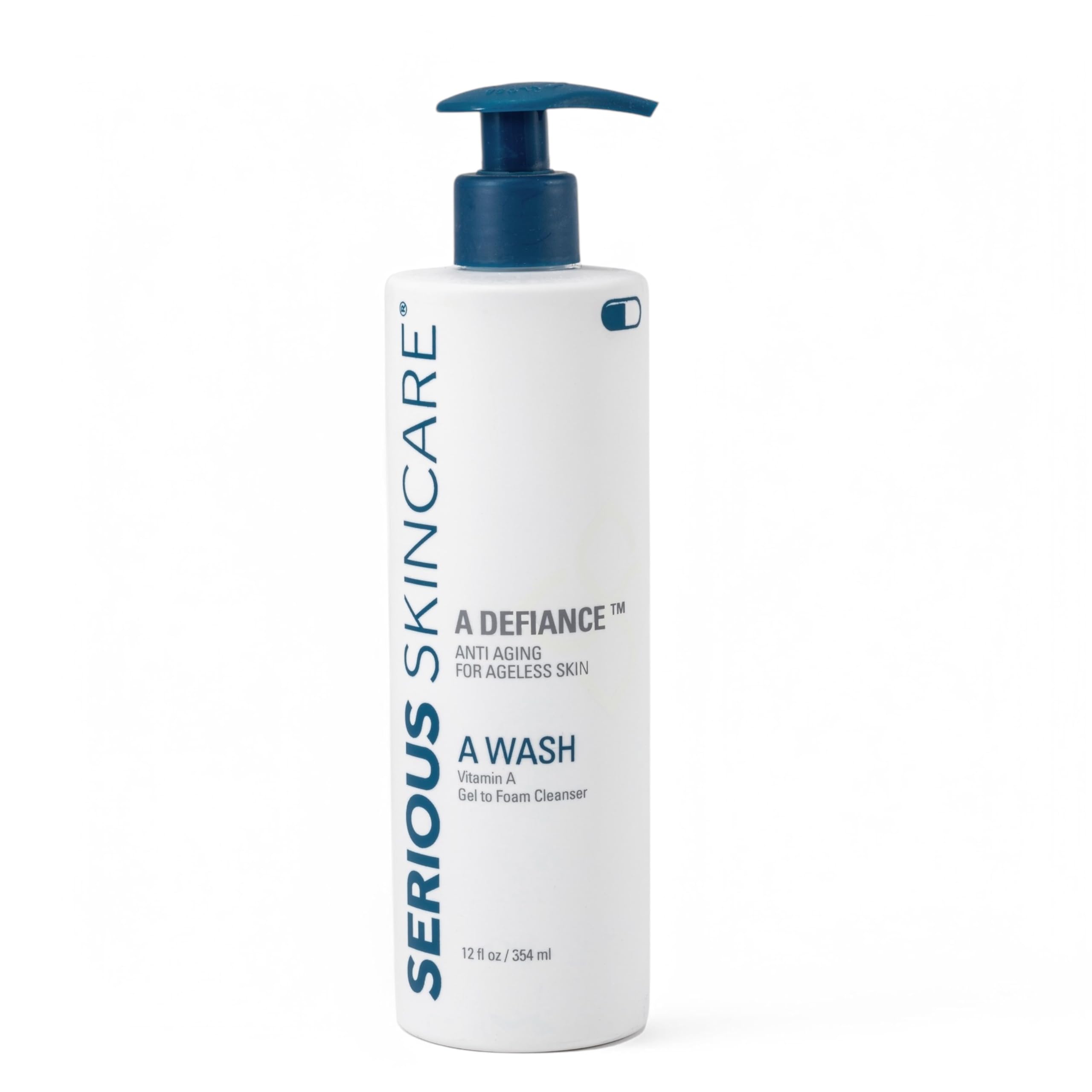 Gentle Retinol Facial Wash & Exfoliating Cleanser - Hydrating Gel-to-Foam Formula with Avena Sativa Extract - Clarifies Pores, Removes Makeup, Oil & SPF - 12 Fl Oz - Perfect for Daily Skincare Routine & Post-Workout Refresh