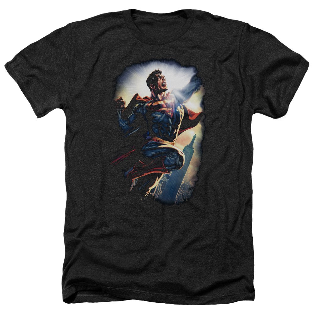Superman CK Superstar Unisex Heather T-Shirt for Men & Women | Soft Cotton Graphic Tee for Casual Wear, Cosplay & Superhero Fans