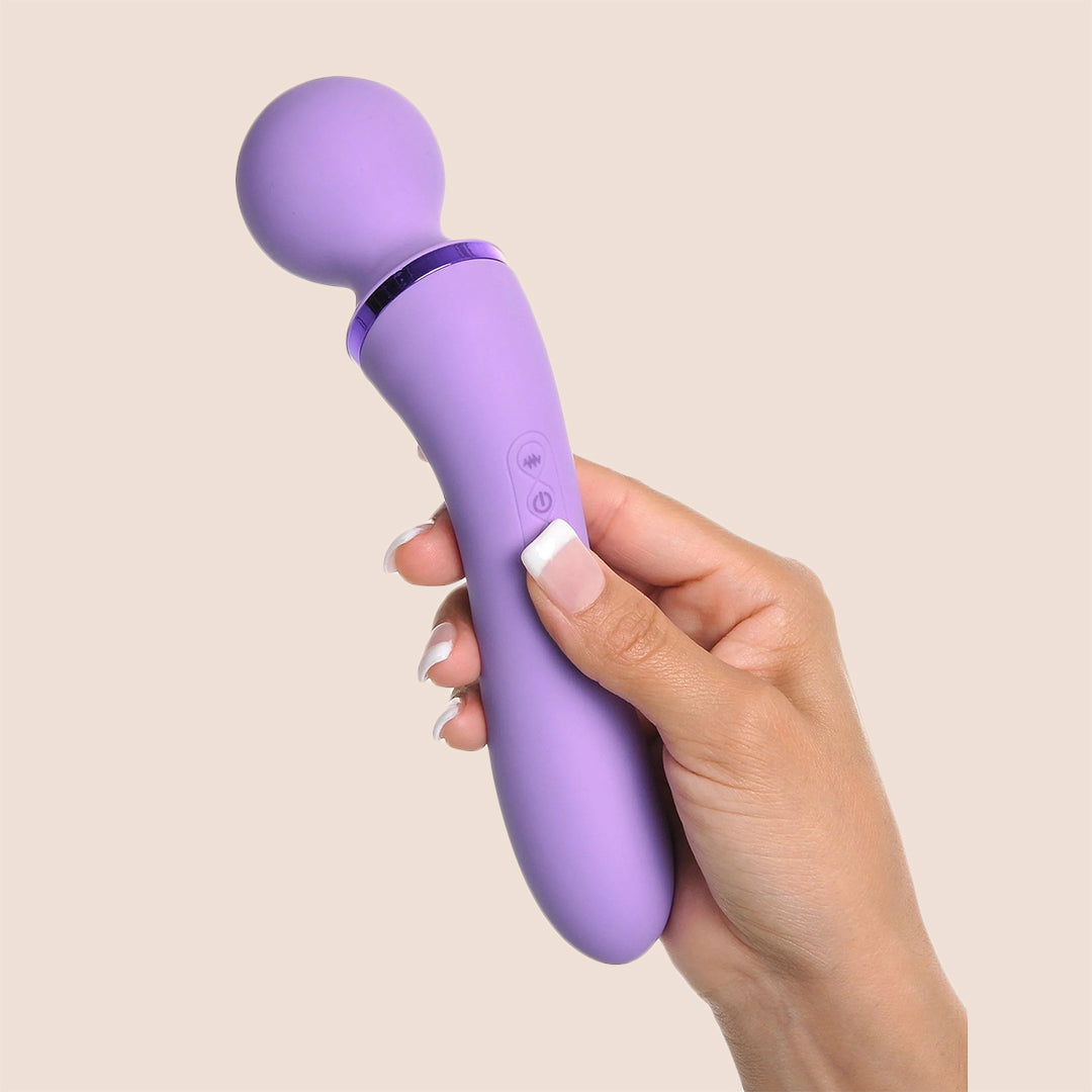 Fantasy for Her Dual Wand Massager with Vibrating Head & Handle - Perfect for Couples Massage, Relaxation & Intimate Moments