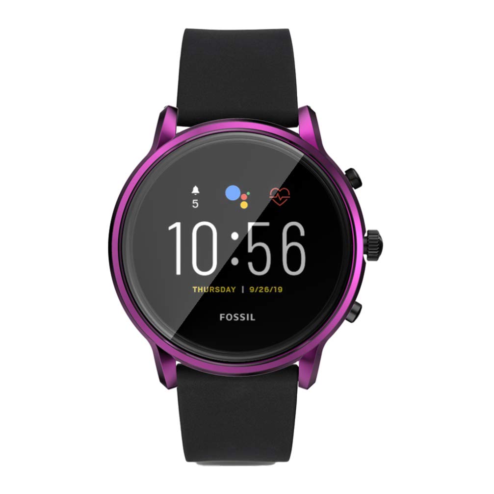 UKCOCO 5th Gen Smartwatch Band & Case - Purple Watch Frame, Shell, Bumper Cover for 5th Generation Smartwatches | Perfect for Workouts, Daily Wear & Screen Protection