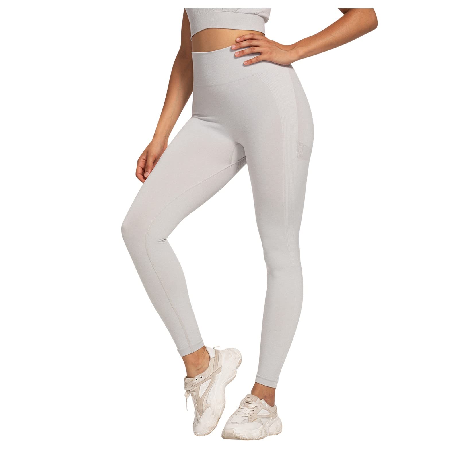 High Waisted Yoga Pants for Women - Seamless Tummy Control Workout Leggings | Gym, Running, Pilates & Lounge Wear