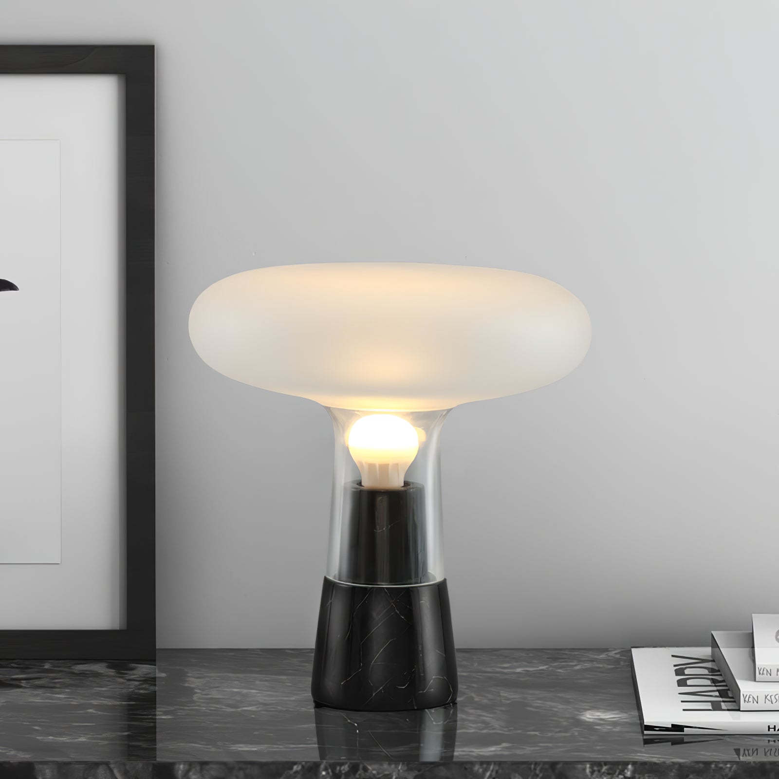 Jerome Table Lamp - Modern LED Desk Lamp with Adjustable Brightness for Home Office, Bedroom, and Study Room | Perfect for Reading, Working & Night Light Use