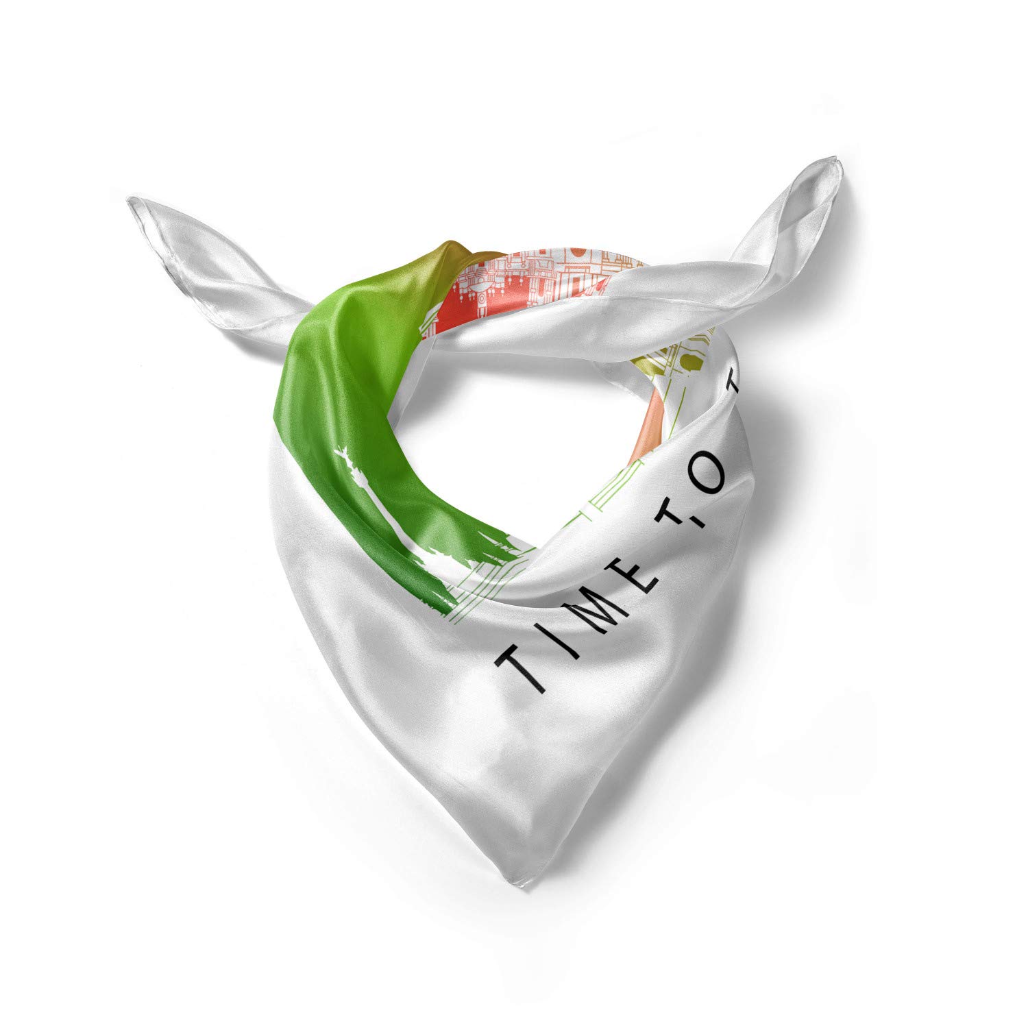 Ambesonne Travel Headscarf - Mexican Themed Hijab Scarf for Women, Lightweight & Breathable, Perfect for Travel, Beach, Vacation & Daily Wear