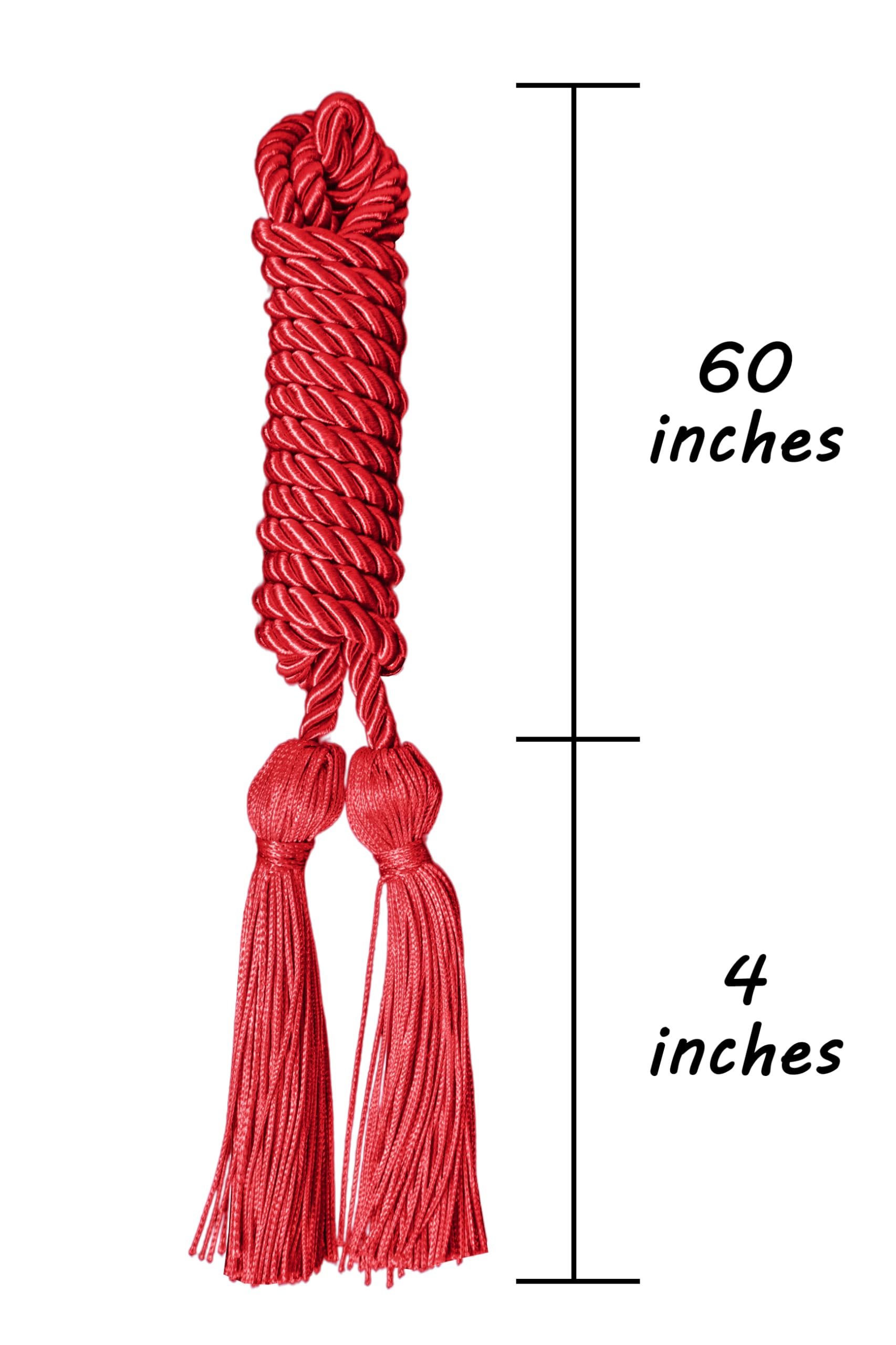 GradPlaza 68'' Graduation Honor Cord with Tassel - Academic Achievement Award, Commencement Accessory for High School & College Graduates - Perfect for Graduation Ceremonies & Photo Sessions