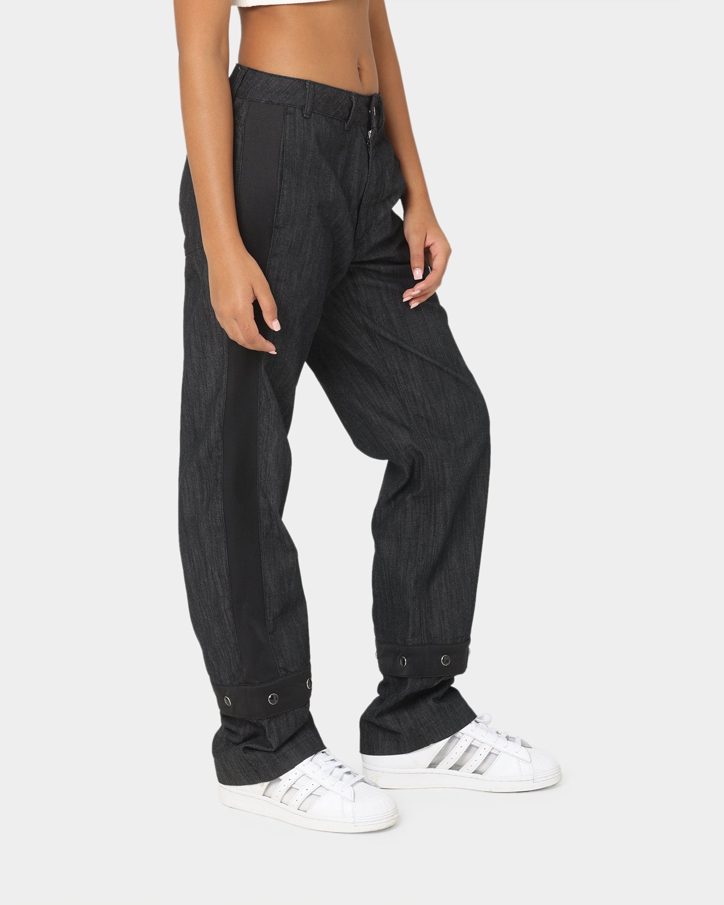 Adidas Women's Twill Track Pants - Black Athletic Joggers for Running, Yoga & Lounge Wear - Comfortable Casual Workout Pants