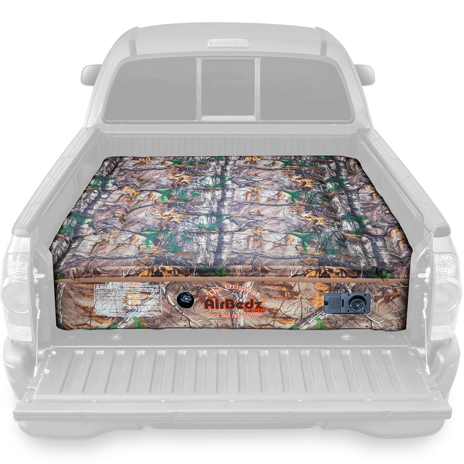 AirBedz Pittman Truck Bed Air Mattress - 6.5ft Full Size for Pickup Trucks | 25% More Coverage | Original Camo Design | Perfect for Camping, Road Trips & Outdoor Adventures