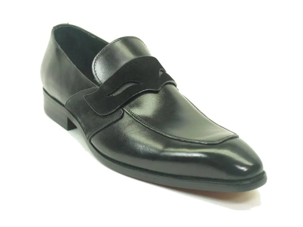 Stylish Mixed Media Modern Penny Loafers for Men & Women - Comfortable Slip-On Dress Shoes for Office, Casual & Formal Wear
