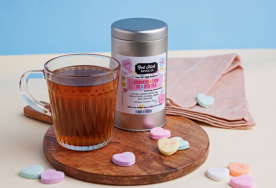 Sweetheart White Tea - Delicate Floral Aroma, Perfect for Valentine's Day Gifts & Romantic Tea Parties | Premium Loose Leaf Tea for Relaxation & Special Occasions