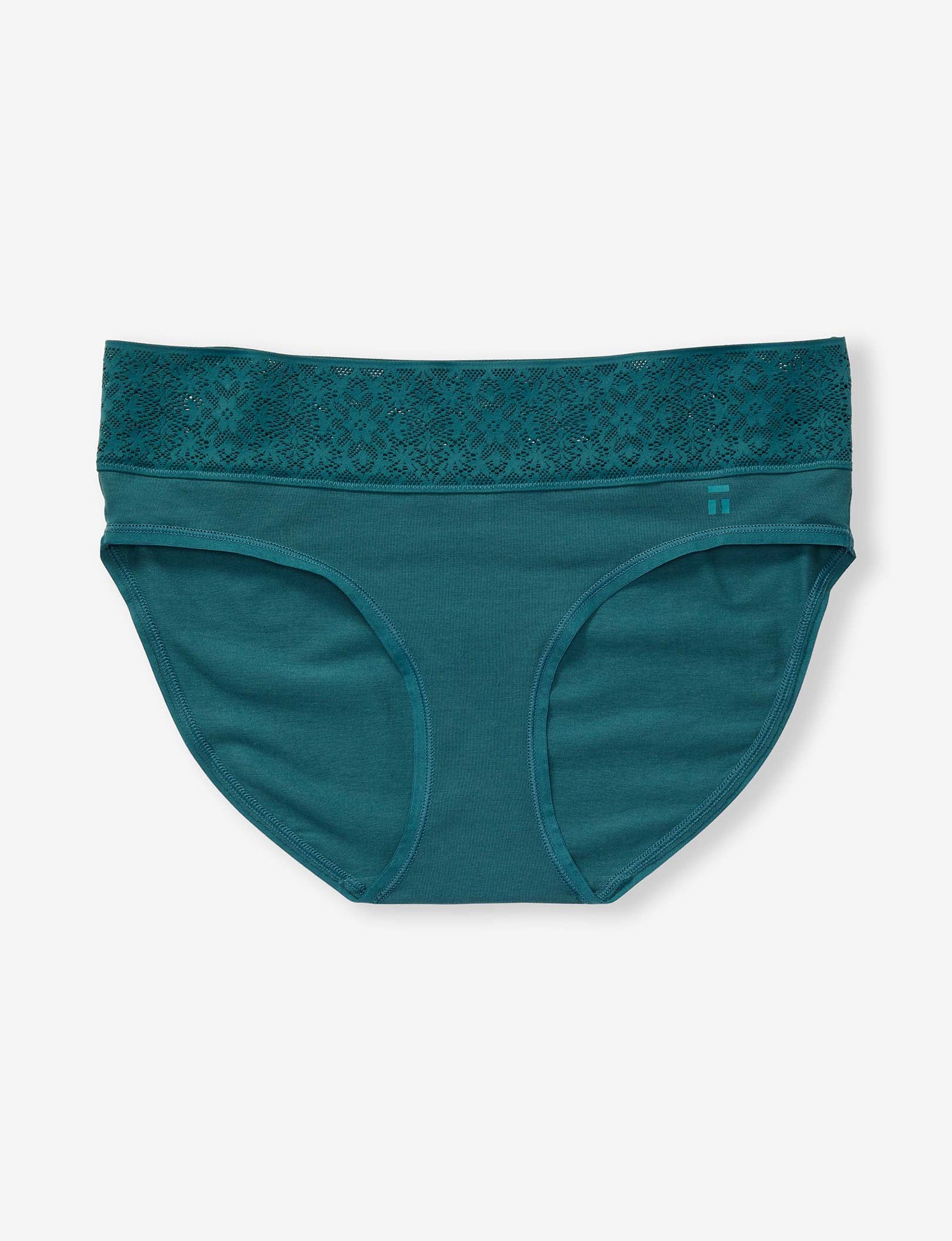 Women's Breathable Cotton Briefs with Lace Waistband - Comfortable Underwear for Everyday Wear & Sleep