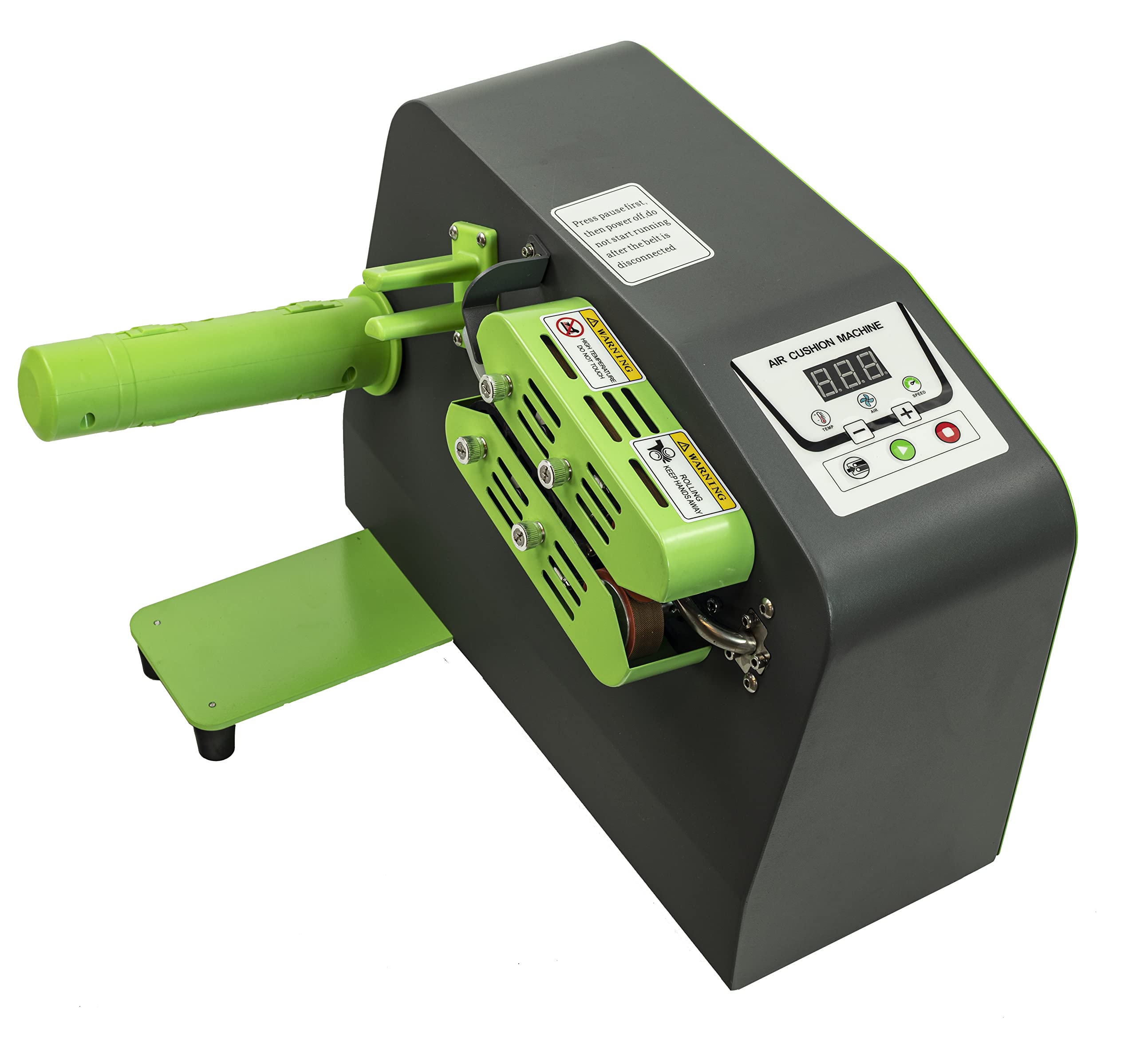 High-Speed 39Ft/Min Air Cushion Machine - Fast Heating in 30 Seconds | Air Pillow Maker for Packaging | Durable M06 (D10) Model | Ideal for E-commerce, Shipping & Fragile Item Protection