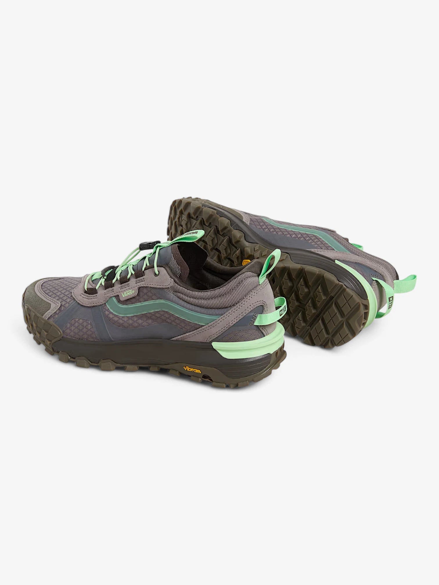 Vans MTE Crosspath XC Sneakers - Waterproof Hiking Shoes for Men & Women | Durable Outdoor Trail Running & Walking Shoes - Grey Green