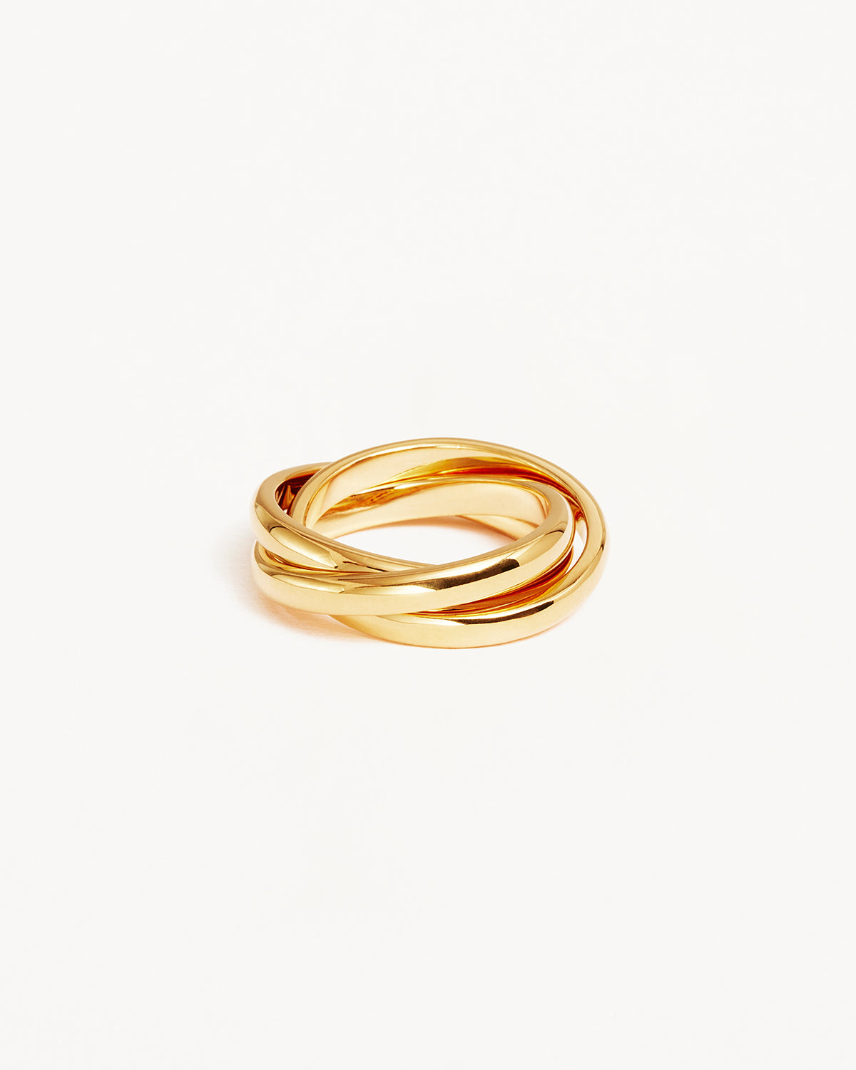 18K Gold Vermeil Now and Forever Ring - Elegant Stackable Jewelry for Women, Perfect for Anniversary, Wedding, and Everyday Wear