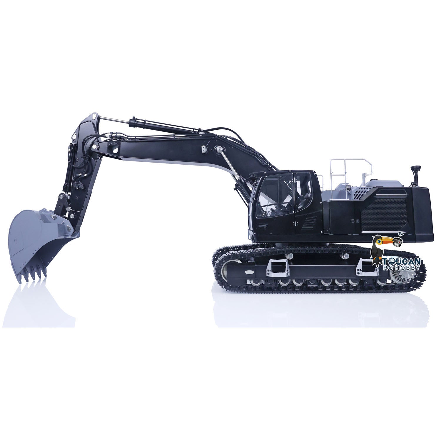 1/14 Scale Metal LESU LR945 RC Hydraulic Excavator - Remote Controlled Digger Toy with PL18EV Lite ESC & Servo for Construction Simulation and Outdoor Play