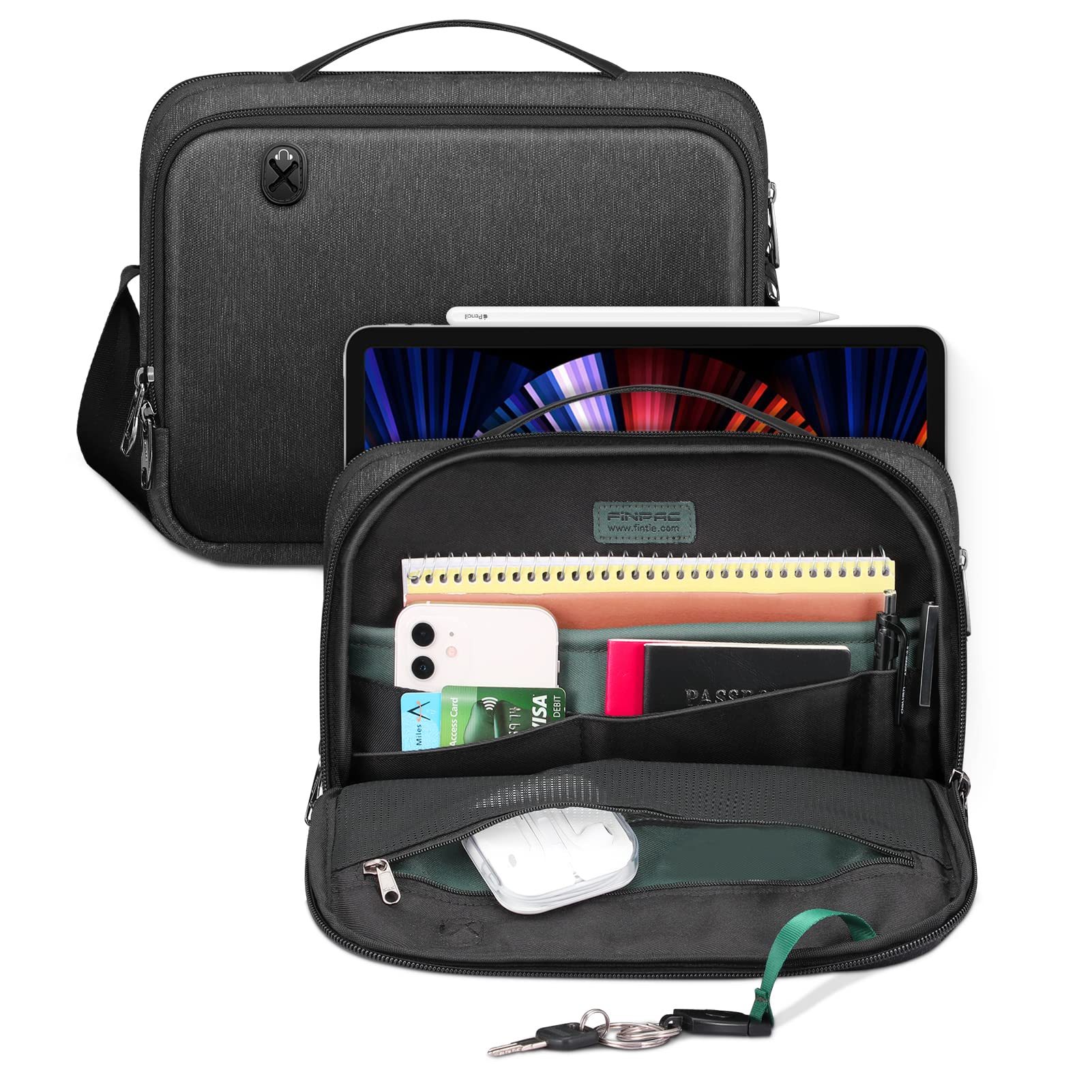 FINPAC Tablet Shoulder Bag for 11