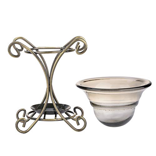Aromatherapy Essential Oil Diffuser & Candle Holder Set - Reusable Ceramic Oil Burner for Home, Yoga, Spa, and Relaxation - Perfect for Scented Candles & Fragrance Oils