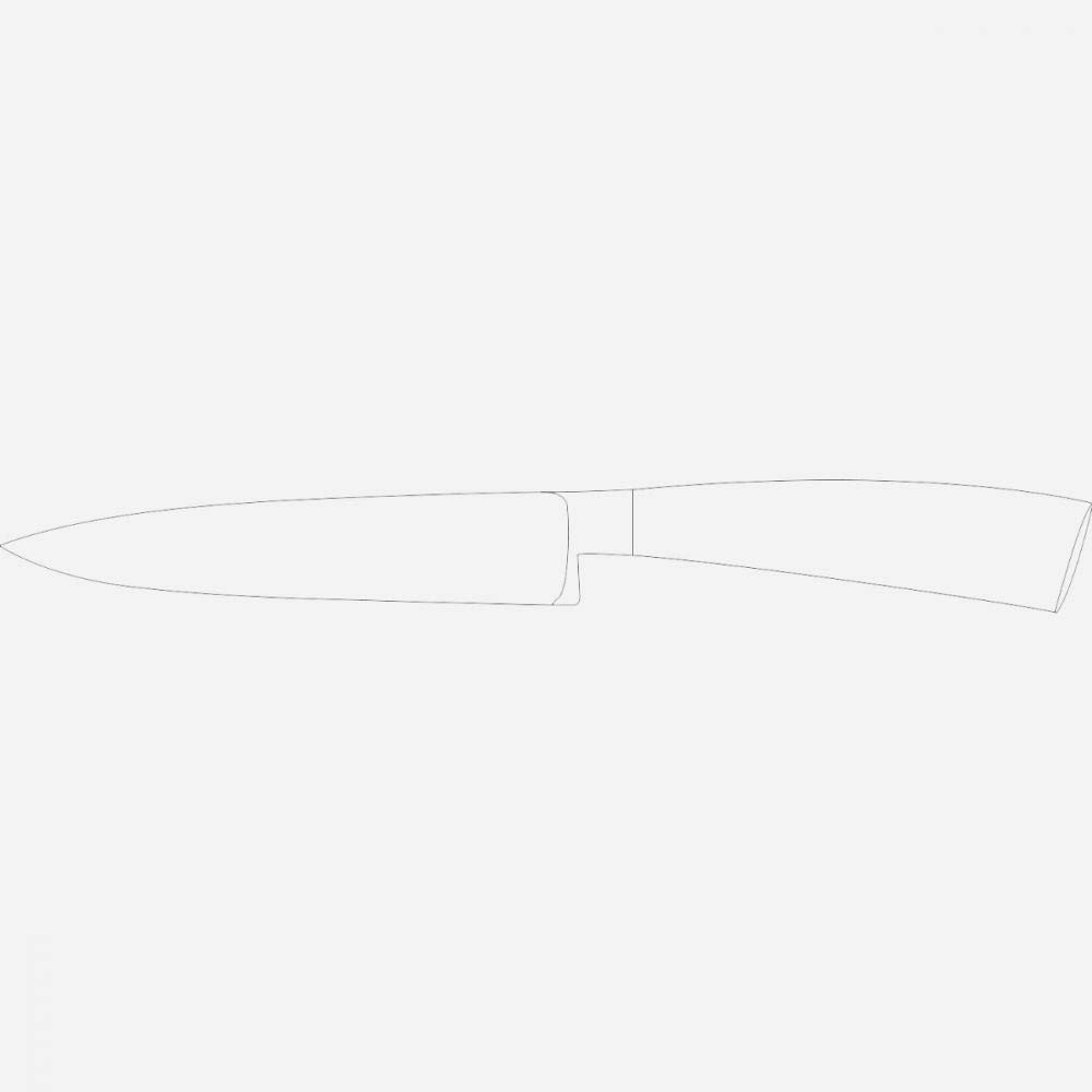 Berkel Elegance 8-Inch Black Chef Knife - Premium Kitchen Knife for Professional Chefs & Home Cooking - Perfect for Slicing, Dicing & Chopping Vegetables, Meat & More