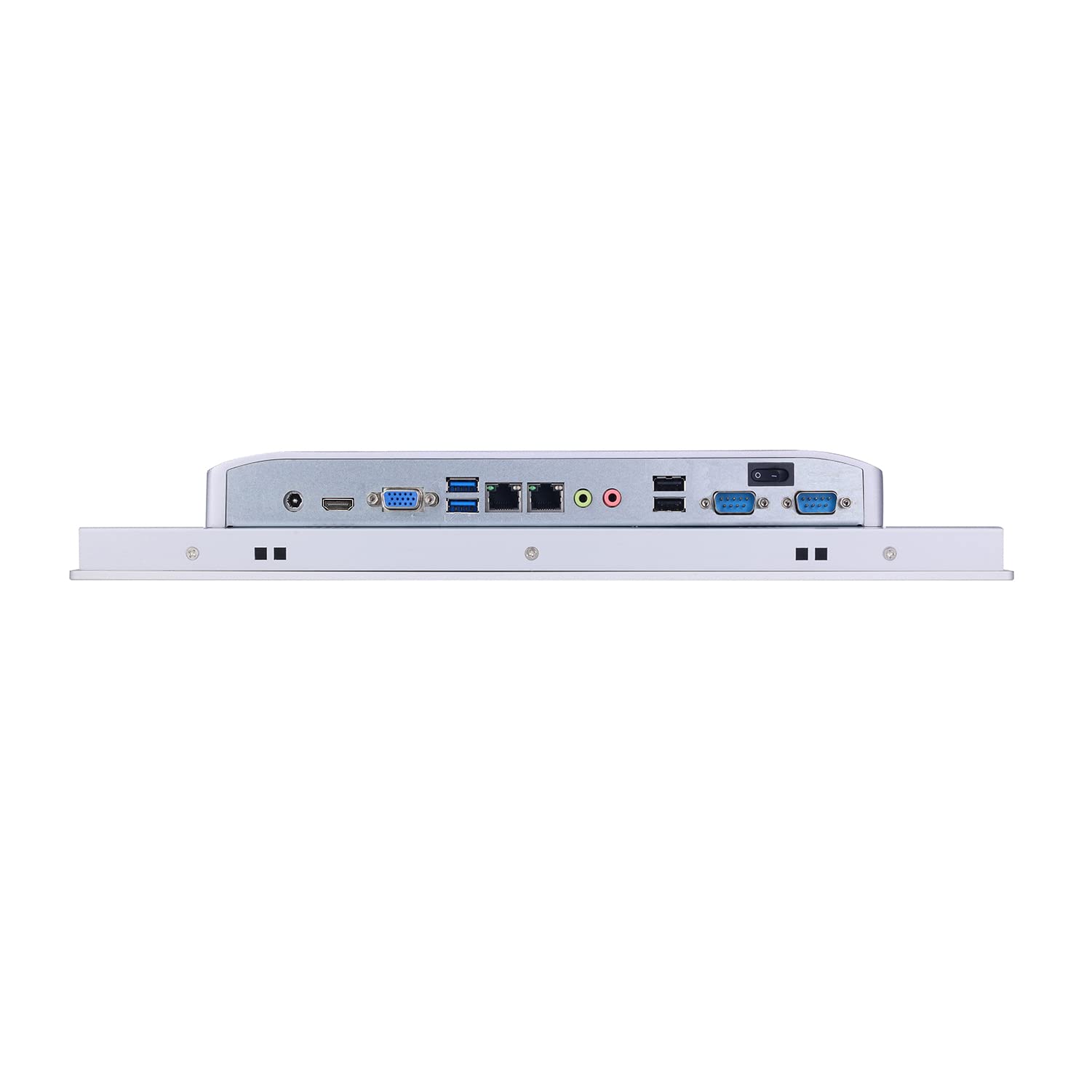 HUNSN 13.3 Inch Industrial Panel PC with High Temperature Resistive Touch Screen | Intel I7 1165G7 Processor | Windows 11/Linux Ubuntu | 16GB RAM, 128GB SSD + 1TB HDD | VGA, HDMI, Dual LAN & COM Ports | Ideal for Factory Automation, HMI Control & Industrial Monitoring Systems
