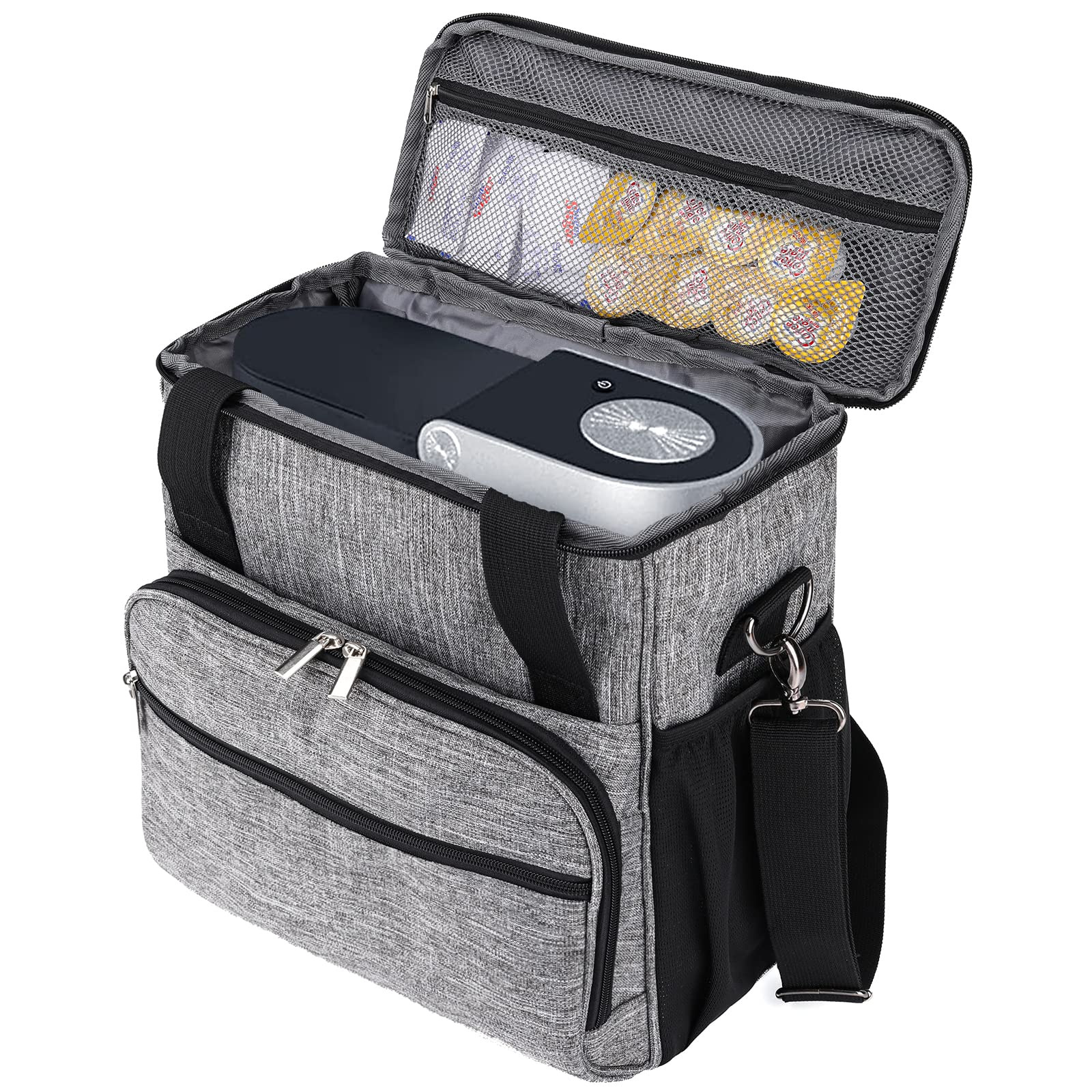 Portable Keurig K-Mini & K-Mini Plus Coffee Maker Travel Bag - Compact Storage Tote Case for Home, Office & Camping (Grey)