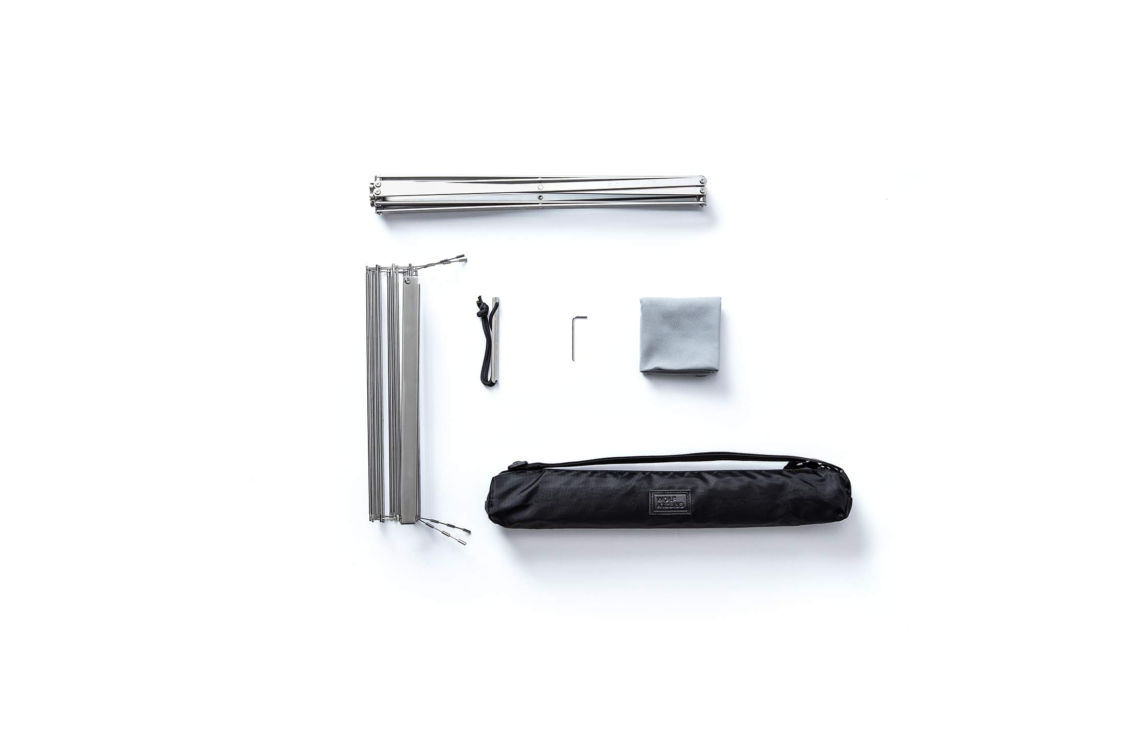 Wolf and Grizzly Grill Edition Kit - Portable Folding Camping Grill for Backpacking, Hiking & Outdoor Adventures | Compact Fire Grill Grate for Campfire Cooking | Perfect for Picnics, Tailgating & Wilderness Survival