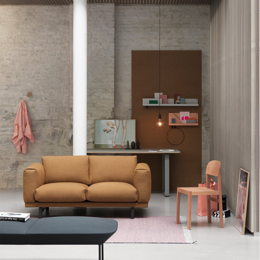 Muuto Johan Van Hengel Folded Shelves - Modern Wall Shelves for Living Room, Bedroom & Office Storage - Stylish Scandinavian Design for Home Decor