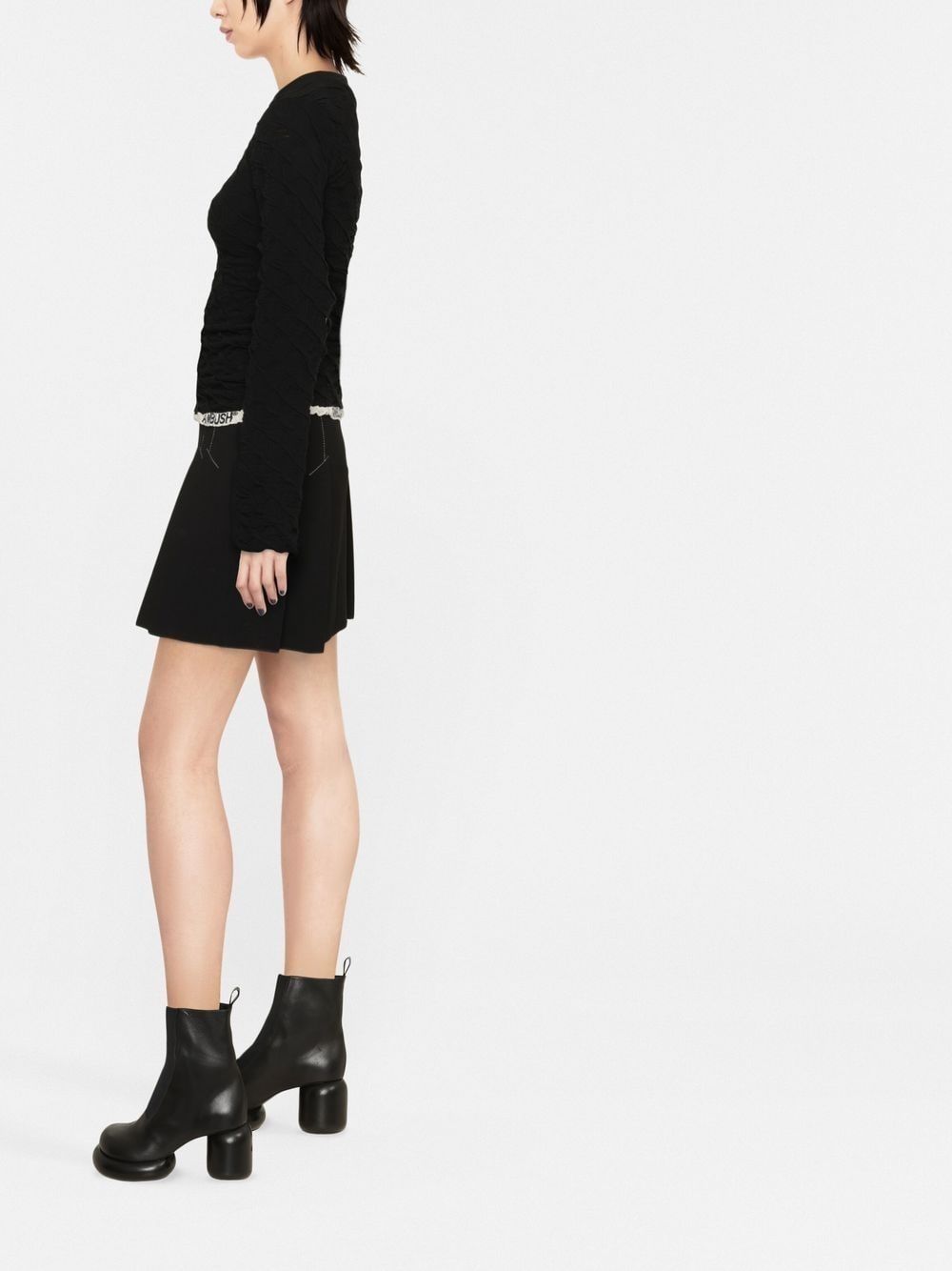 Stylish Ambush Black Sweaters for Women & Men - Trendy Oversized Knit Pullovers for Casual Wear & Street Fashion