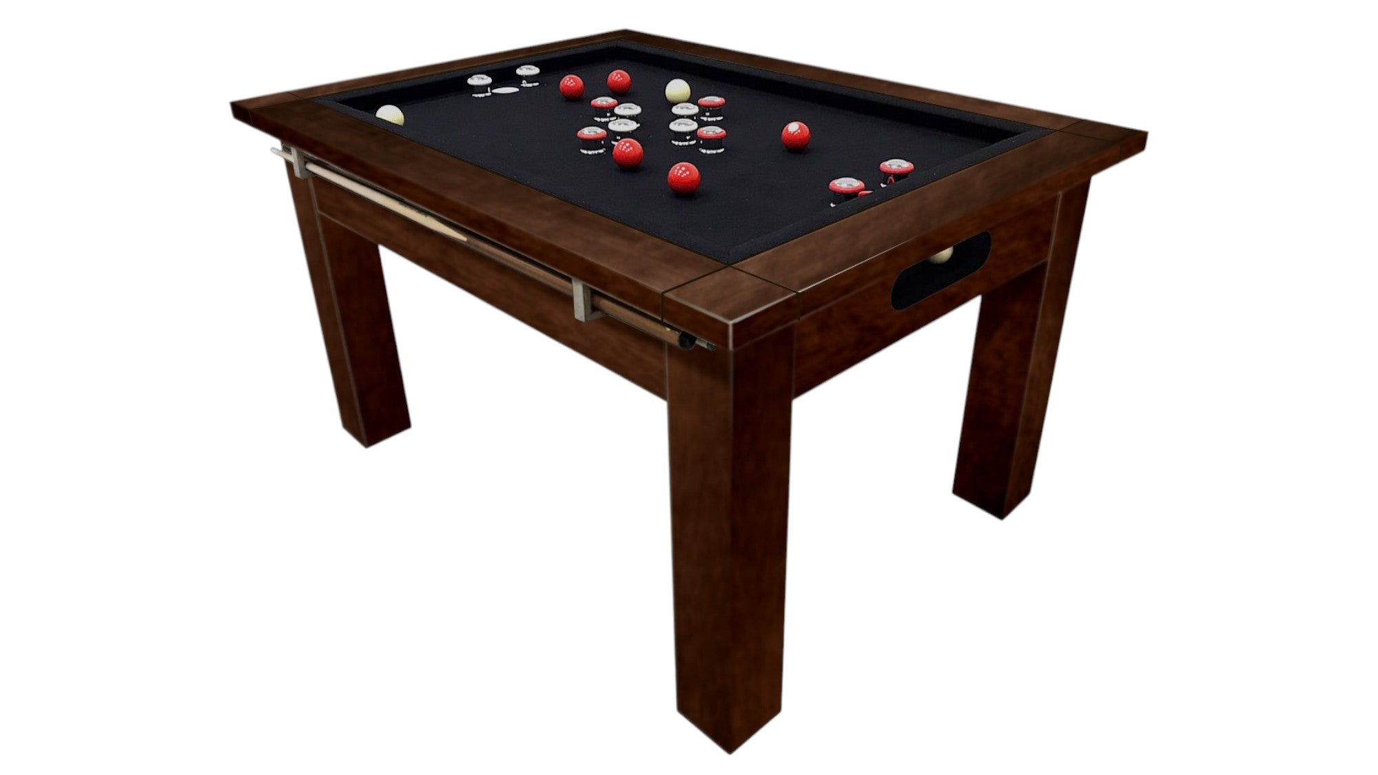 Baylor Bumper Pool Table - Modern Series Game Room Furniture for Home, Bar & Entertainment Spaces