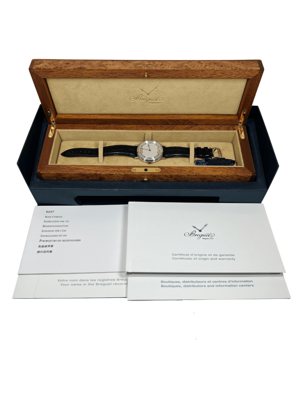 Breguet Classique 5157 18K White Gold Men's Luxury Dress Watch - Perfect for Business, Formal Events & Special Occasions