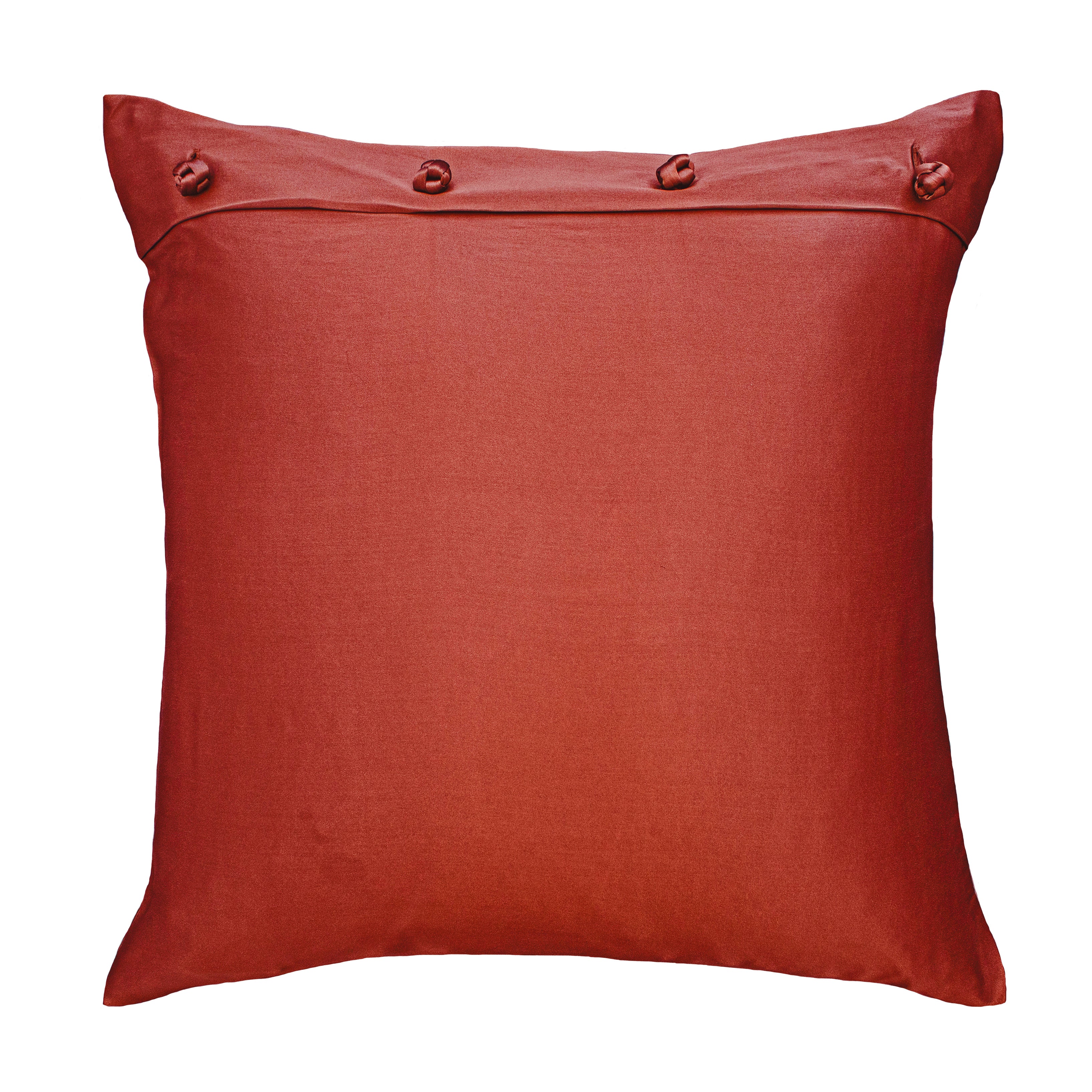 Luxury Charmeuse Pillow Sham with Elegant French Knots - Perfect for Master Bedroom & Guest Room Decor