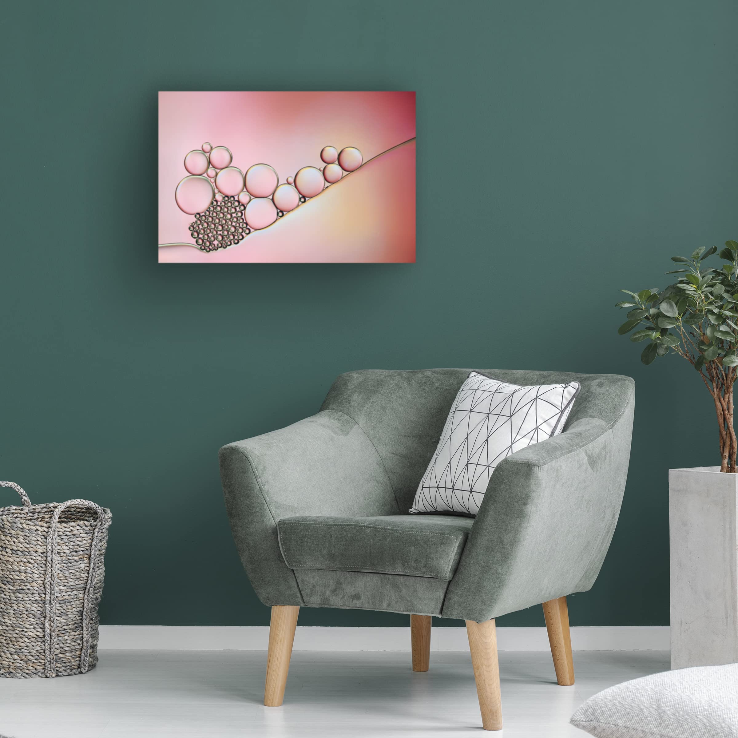 Heidi Westum 'Pearlescent Pastel' Canvas Wall Art - Handmade Modern Home Decor for Living Room, Bedroom & Office - Premium Trademark Fine Art Painting