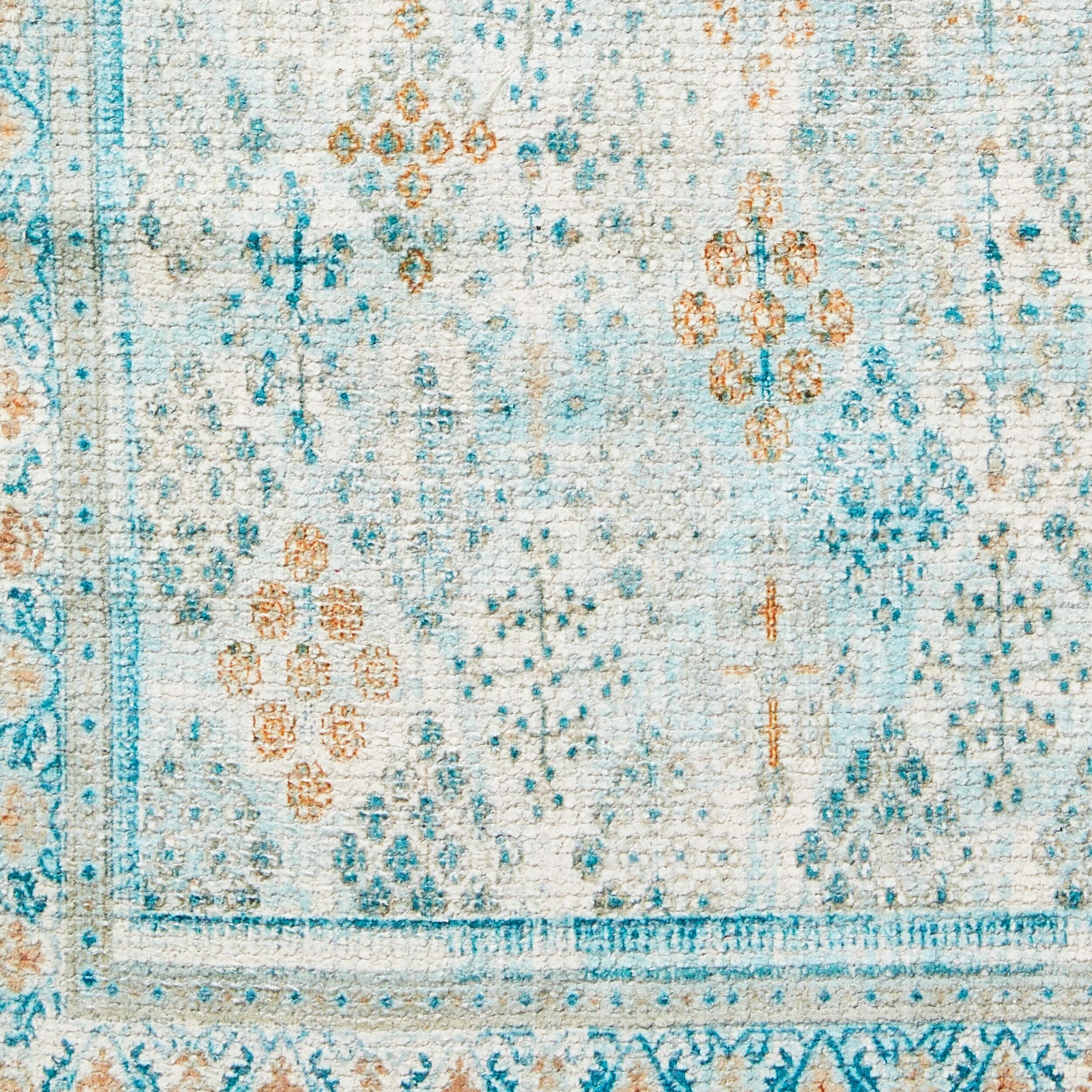 Vintage Reversible Rug 70x150cm (2.3x4.9ft) - Bohemian Style Handmade Cotton Area Rug for Living Room, Bedroom & Home Decor