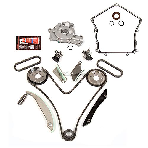 Mizumo Auto MA-9761230530 Timing Chain Kit with Timing Cover Gasket & Oil Pump - Compatible with 2008 Dodge Chrysler 300 2.7L Engine - Perfect for Engine Repair & Maintenance