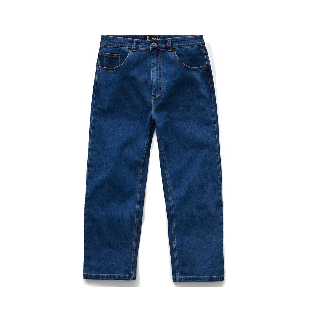 Globe Off Course Denim Pants - Dark Wash Men's Jeans for Skateboarding & Streetwear Fashion