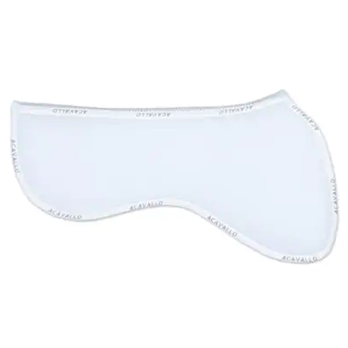 Acavallo Spine Free Close Contact Memory Foam Half Pad with Silicon Grip - Shock Absorbing Saddle Pad for English & Western Riding, Horse Training & Show Jumping