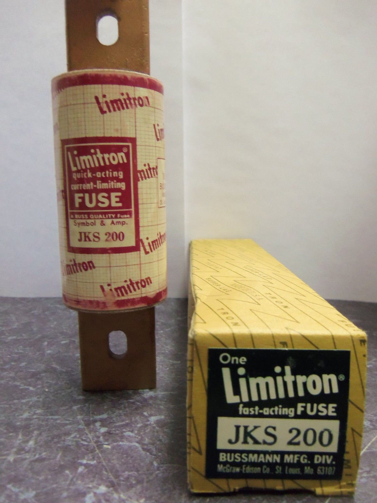 Bussmann JKS-200 200 Amp 600V Class J Fast Acting Fuse - Heavy Duty Circuit Protection for Industrial Equipment & Electrical Panels