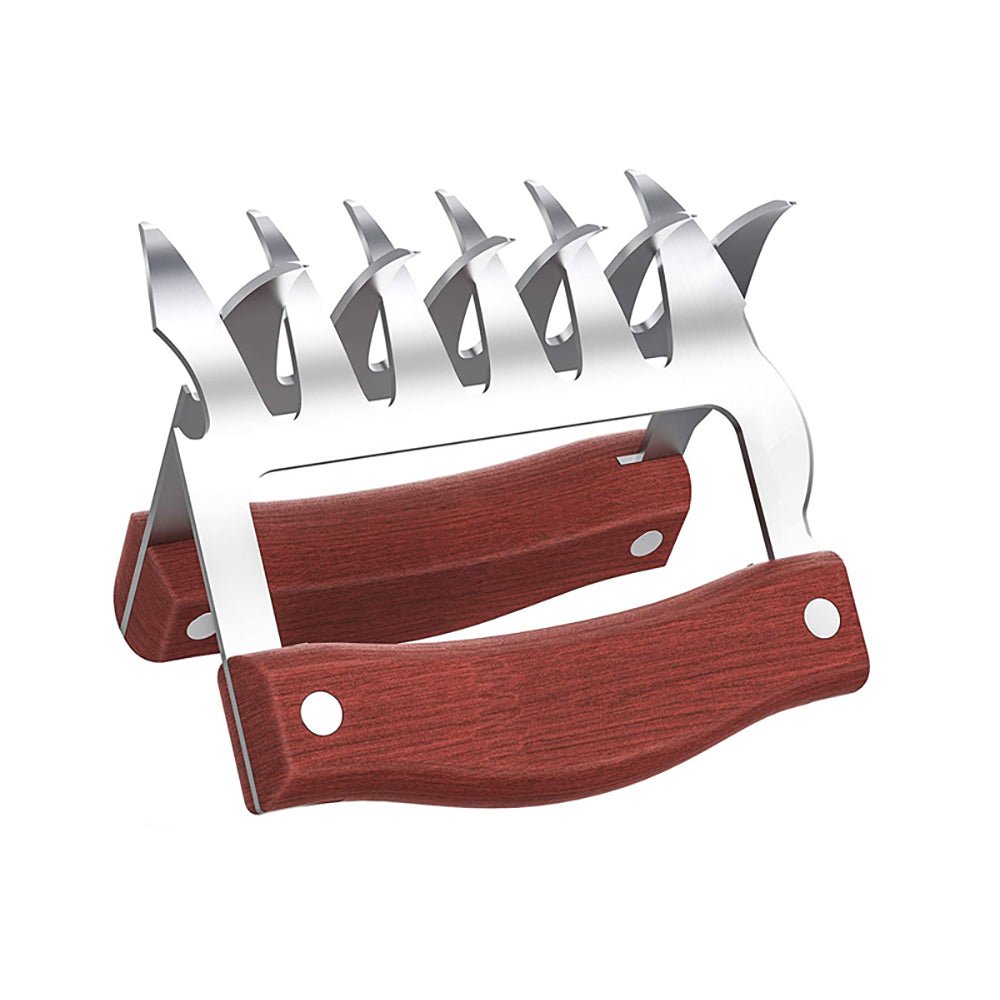 Premium Emilio BBQ Meat Shredder Claws - Heavy Duty Stainless Steel Forks Set of 2 - Perfect for Pulled Pork, Chicken, Beef & Turkey - Essential Grill Tools for Outdoor Cooking, Smoking & BBQ Parties