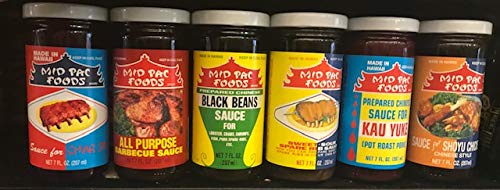 Mid Pac Foods 6-Pack Asian Sauces Variety Bundle - Char Siu, BBQ, Black Bean, Sweet & Sour, Kau Yuke & Shoyu Chicken | Perfect for Stir-Fry, Marinades & Hawaiian Dishes