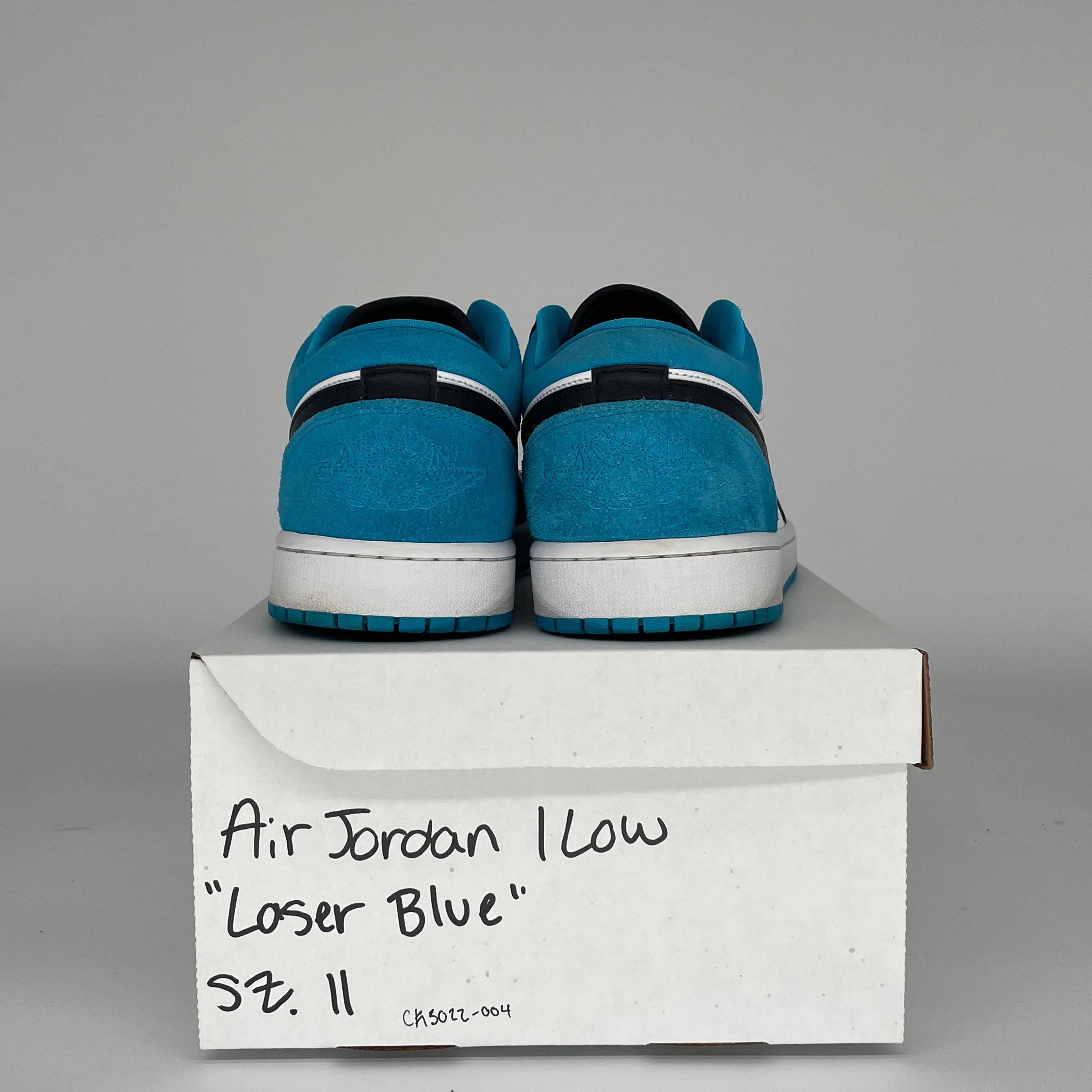 AIR JORDAN 1 LOW LASER BLUE Men's Basketball Shoes - Size 11 (CK3022-004) - Perfect for Streetwear, Casual Outfits & Sneaker Collectors