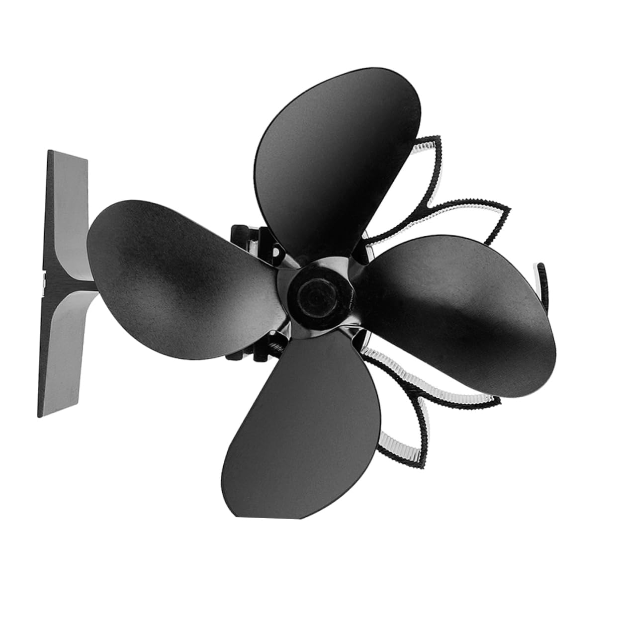 Homoyoyo Indoor Wood Stove Fan - Heat Powered Fireplace Fan Accessories for Wood Burning Stoves & Heaters | Perfect for Home Heating, Energy Saving & Air Circulation