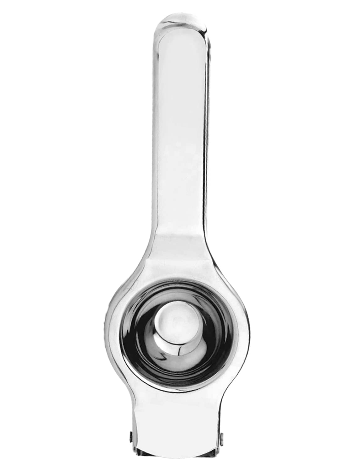 Premium 2-in-1 Manual Stainless Steel Lemon Squeezer & Juice Extractor with Bottle Opener - Silver - Perfect for Fresh Citrus Juicing, Cocktail Making & Kitchen Use