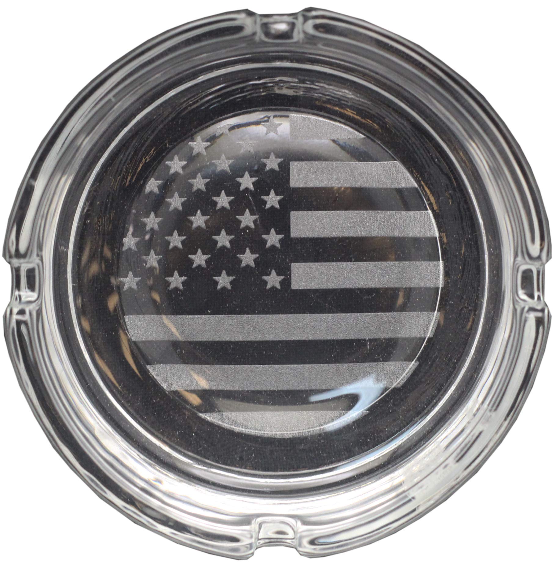 American Flag Ashtray - Patriotic Smoking Accessory for Home & Outdoor