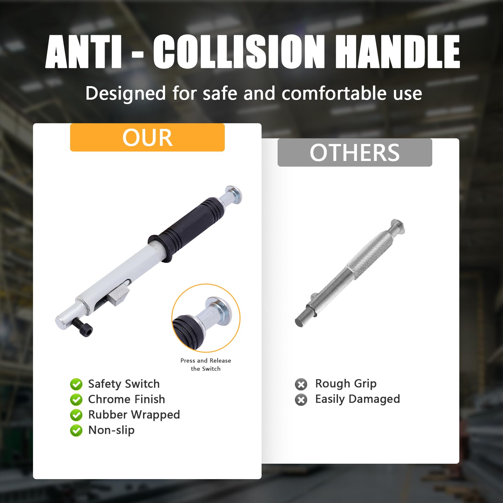 Heavy Duty Magnetic Lifter 1320 lbs/600kg Capacity - Permanent Lifting Magnet with Safety Release for Steel Plates & Metal Sheets - Ideal for Shop Cranes, Hoists, Warehouses & Metal Fabrication