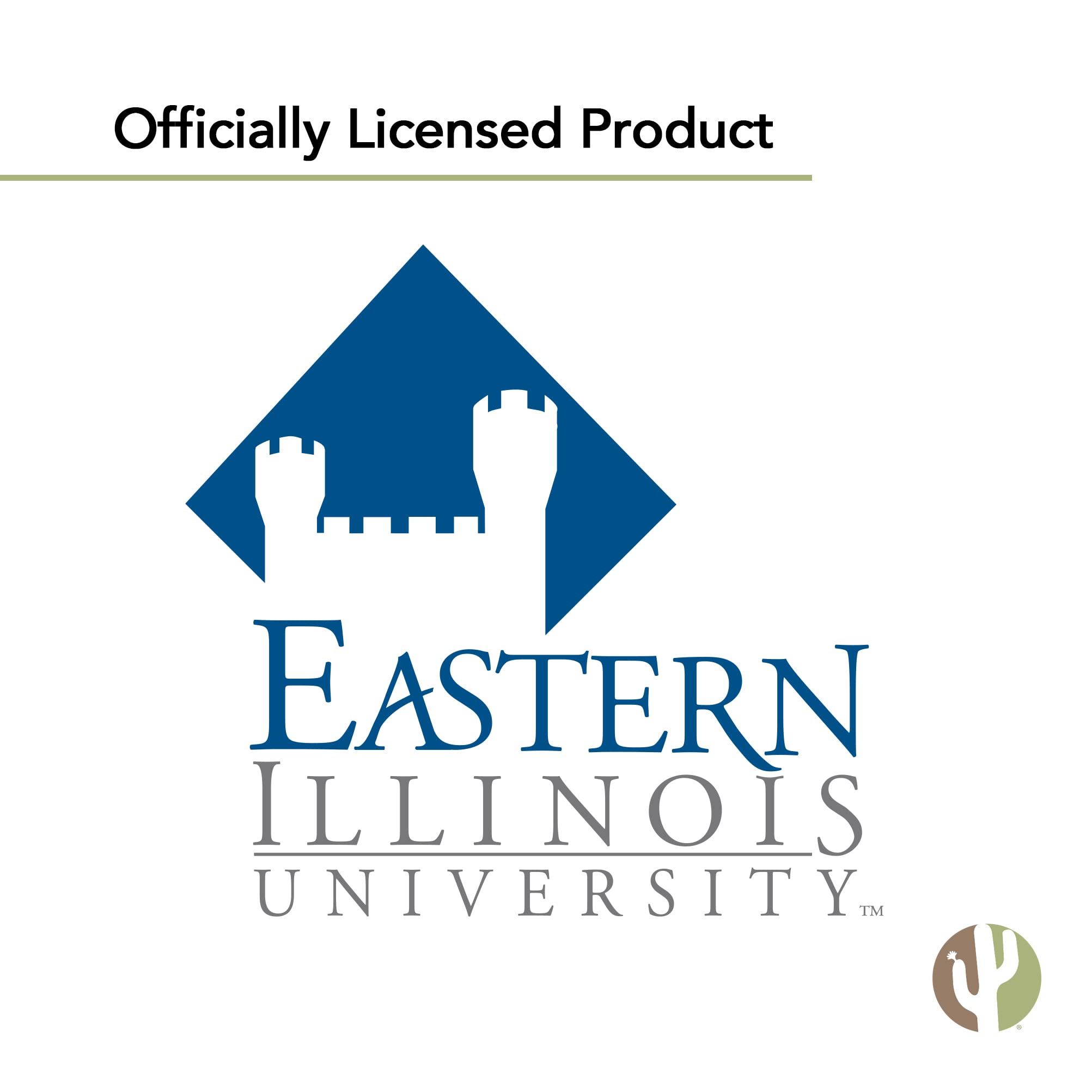 Eastern Illinois University EIU Panthers Desert Cactus Vinyl Sticker Decals - Waterproof Laptop, Water Bottle, Car, Scrapbook Decor - Perfect for College Students, Alumni Gifts & School Spirit Accessories