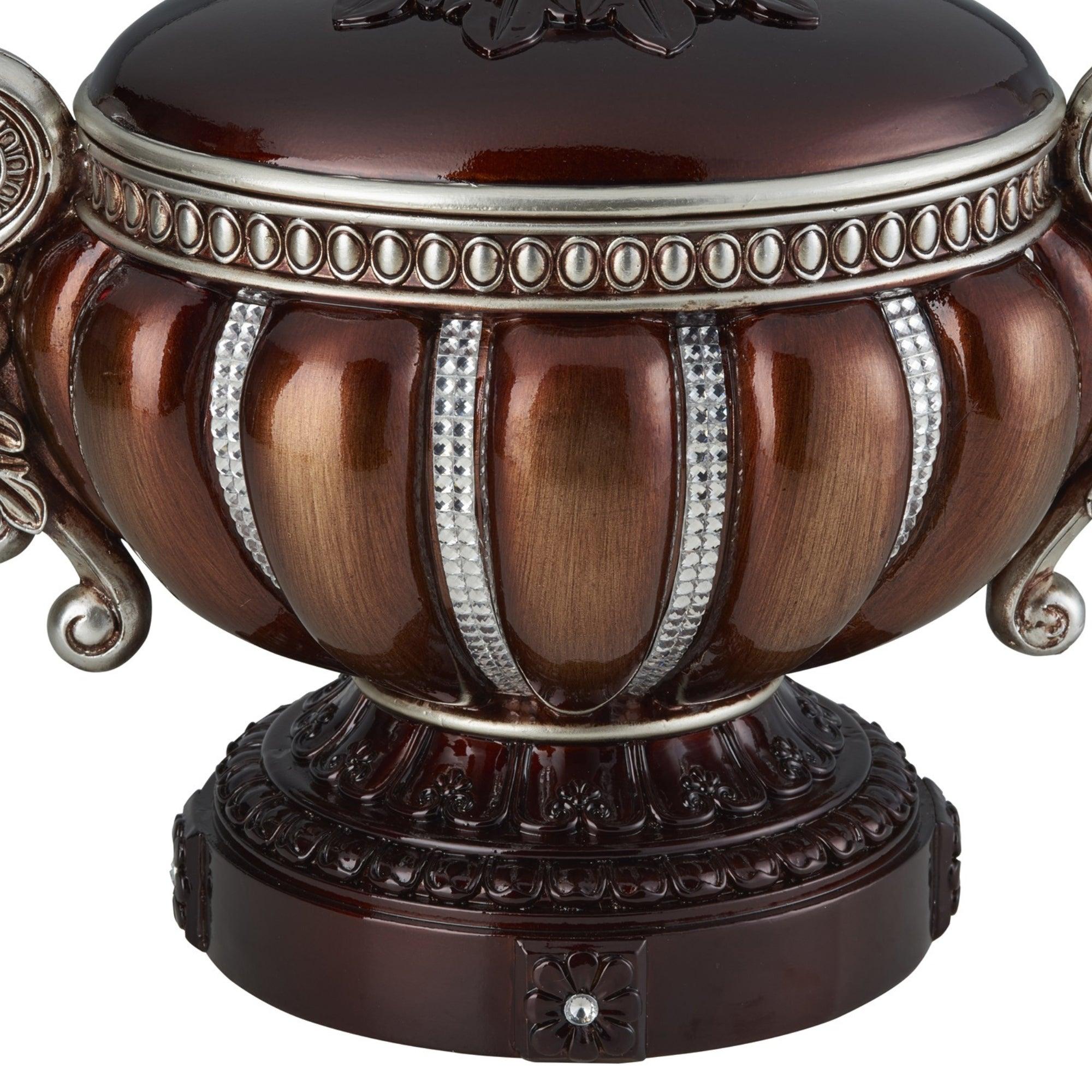 11.5 Inch Tall Decorative Jewelry Box with Multiple Designs & Elegant Accents - Perfect for Jewelry Storage, Gift Giving & Home Décor